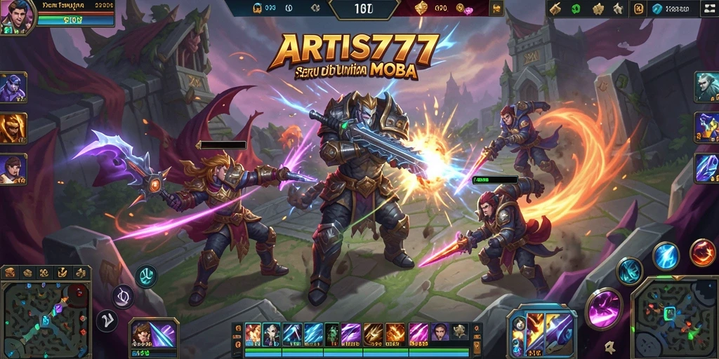 Tampilan menakjubkan dari aksi gameplay di ARTIS777.