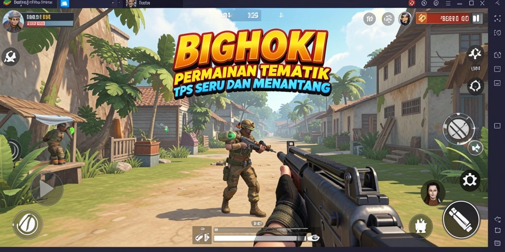 Tampilan gameplay seru dan menegangkan dari BIGHOKI.