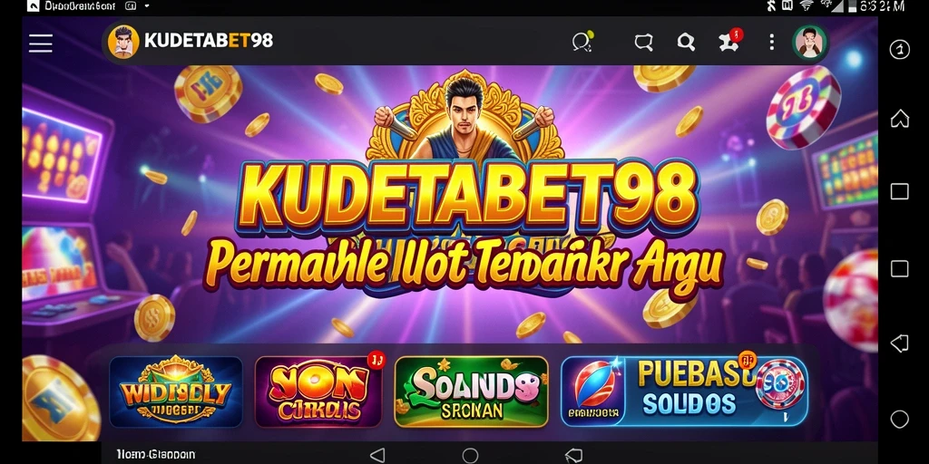 Tampilan gameplay seru KUDETABET98 dengan berbagai fitur Slot.