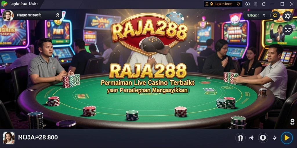 Tampilan gameplay Live Casino yang menarik dan interaktif.