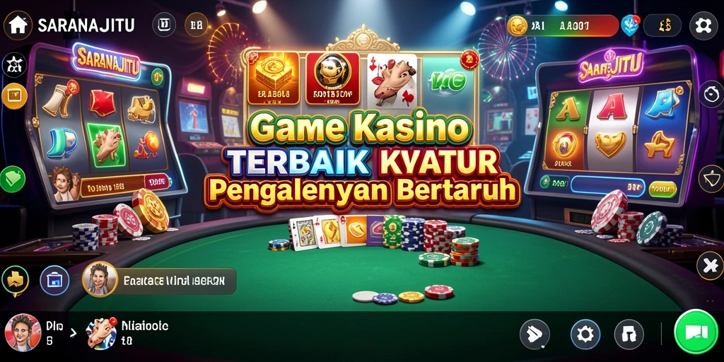 Tampilan menarik dari gameplay SARANAJITU yang mendebarkan.