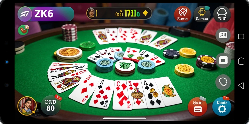 Tampilan gameplay ZK6 yang menarik dan seru.